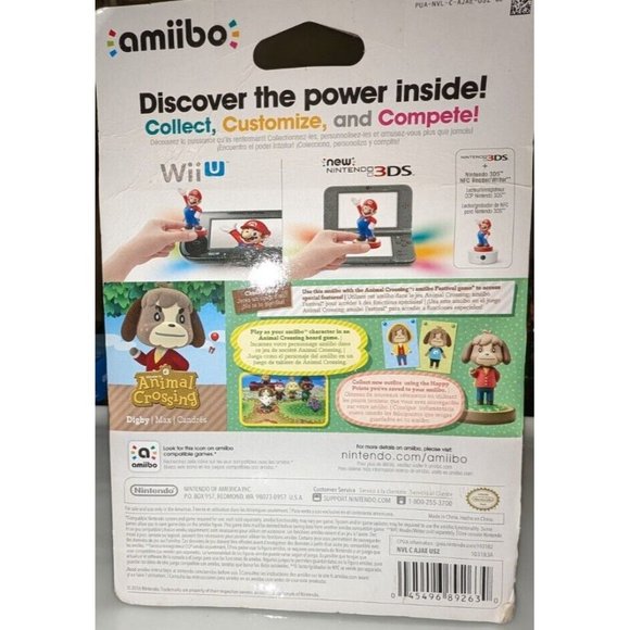 Amiibo Animal Crossing Max/Candres DIGBY For Nintendo Switch NEW IN BOX SEALED - Picture 7 of 8